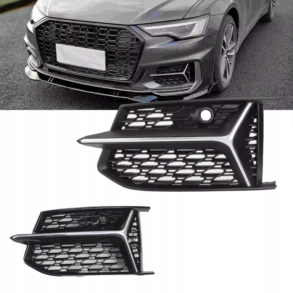 фото №10, Решётка бампера решётка радиатора левая перед audi a6 s6 c8 s-line 19- sport 4k0807151a