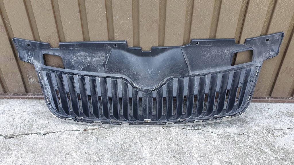 фото №7, Skoda fabia 2 ii lift 5j 10-14 решётка радиатора решётка радиатора радиатора