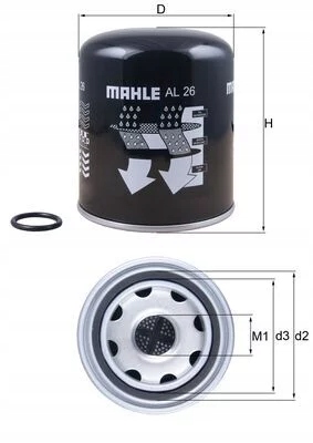 Осушувач повітря mahle original Ціна