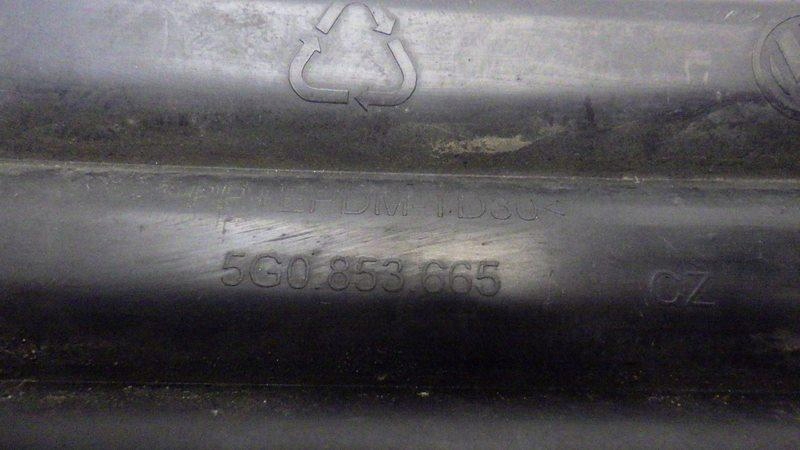 фото №7, Решётка бампера левая vw golf vii 5g0853665