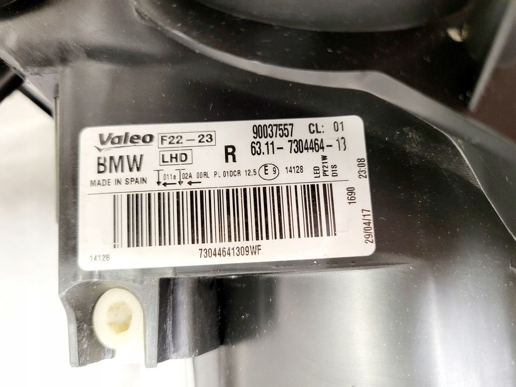 фото №13, Bmw 2 f22 f23 ксенон левый правый фара лампа некорректируемый