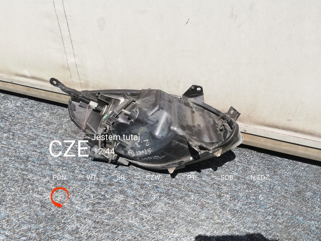 фото №2, Лампа передняя левая renault twingo ii gt 07-11