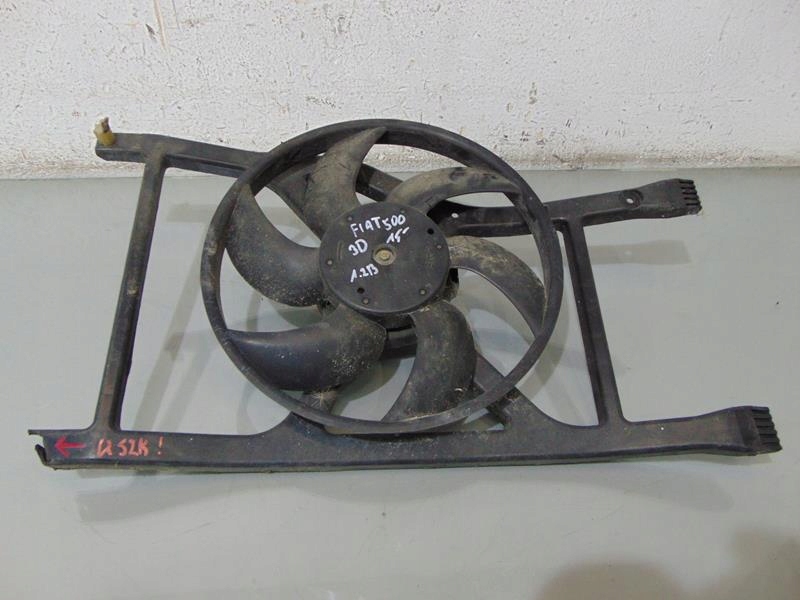 фото №1, Вентилятор радіатора fiat 500 1.2