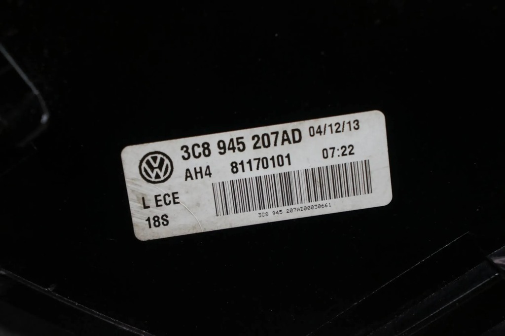 фото №6, Лампа левый задняя задняя w крыло угловая vw passat cc lift 3c8945207ad