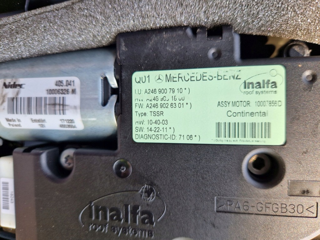 фото №4, Люк панорама mercedes b-klasa w246 2011r-