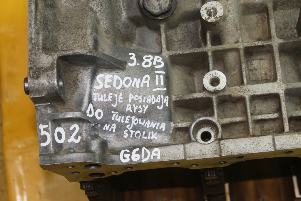 фото №16, Блок двигателя kia sedona ii carnival ii 3.8 b g6da