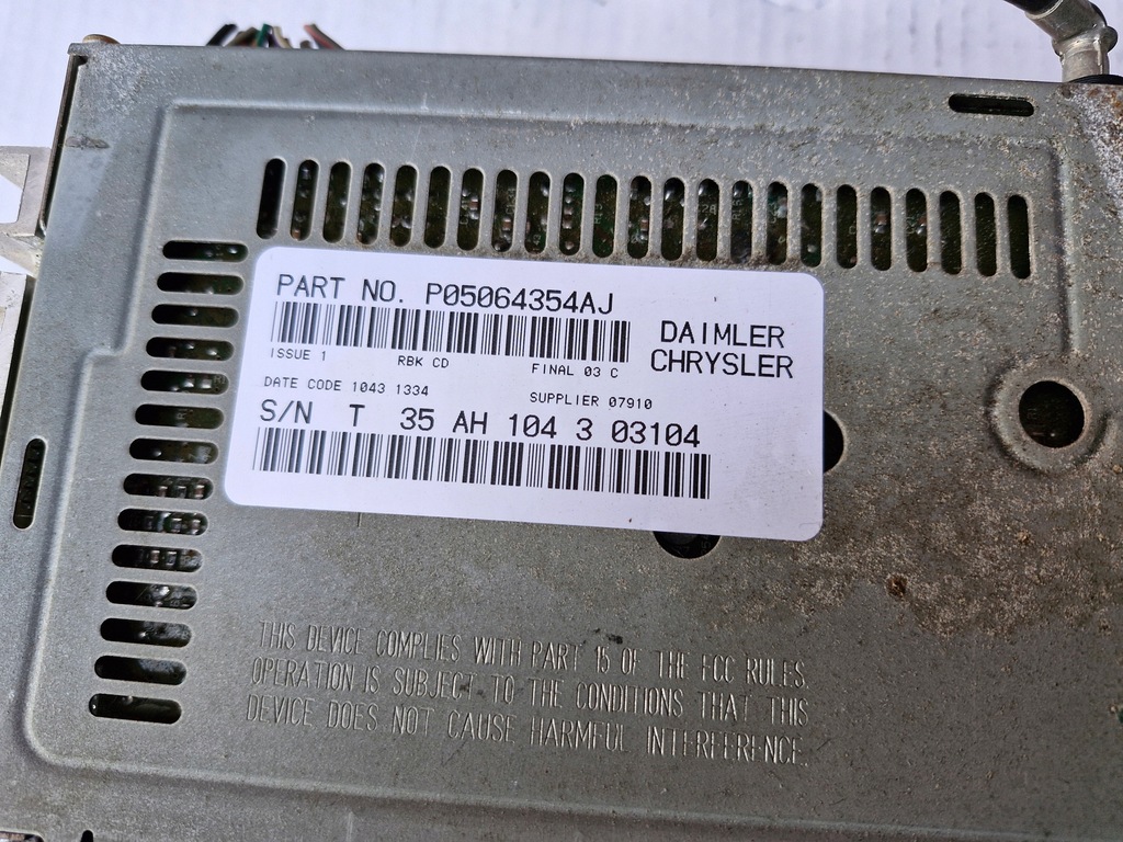 фото №5, Caravan voyager iv радио cd заводской p05064354aj