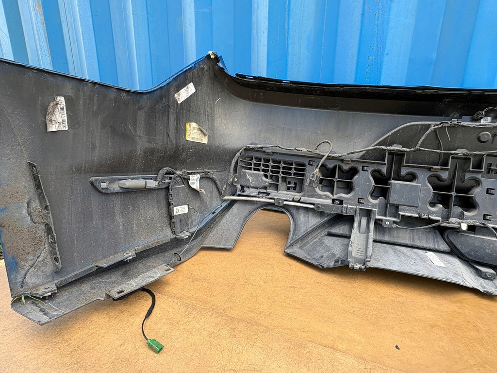 фото №10, Mustang vi lift бампер задний задняя kompletny 2019- velocity blue металлик e7