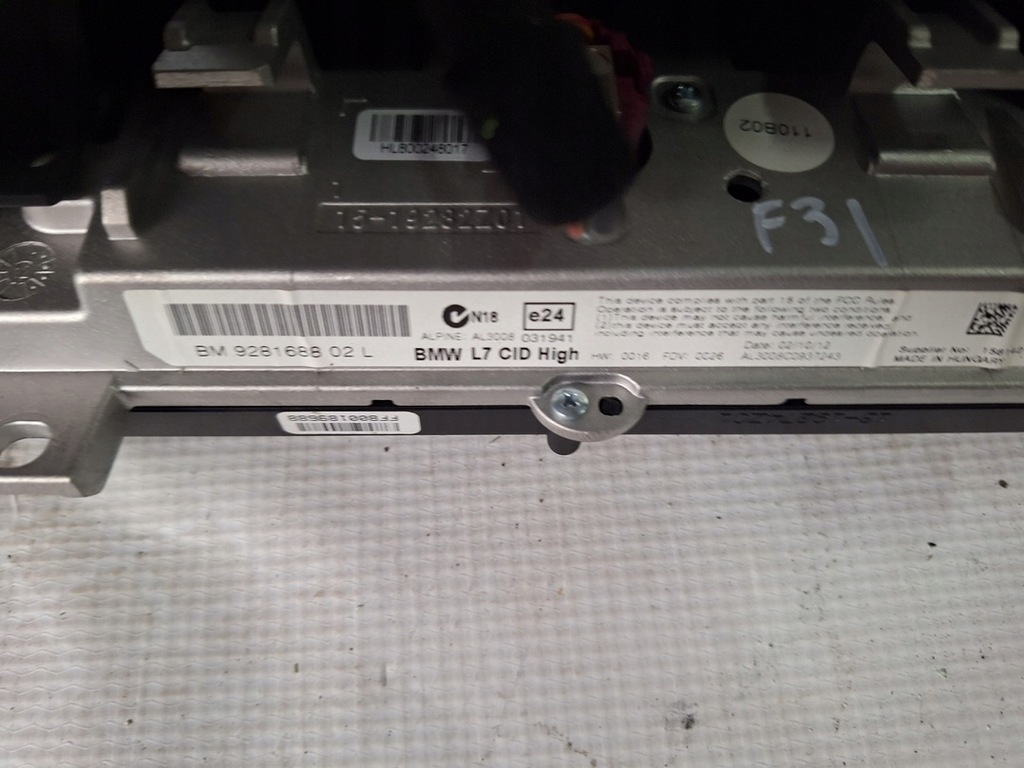 фото №6, Bmw f30 f31 дисплей экран навигации 9281688