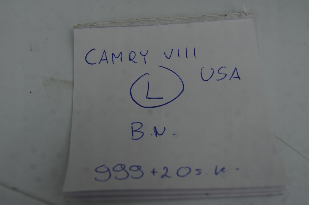 фото №8, Шторка безпеки ліва toyota camry viii sedan usa