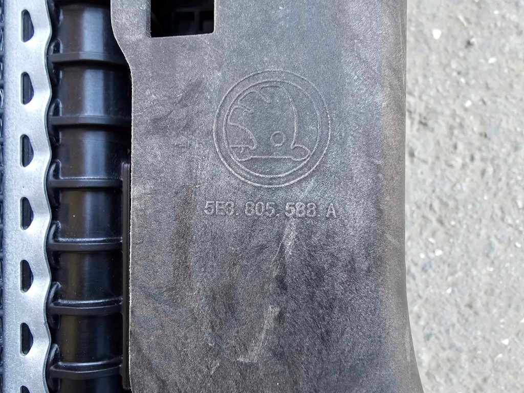 Комплект радиатор вентилятор ремень передний усилитель skoda octavia iv 4 с Разборки