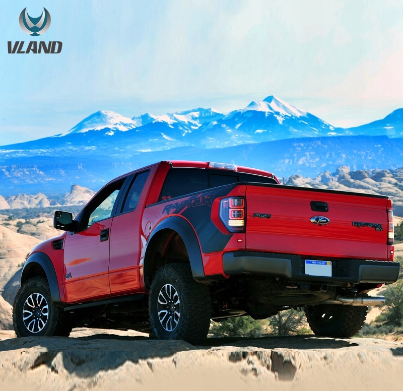 фото №13, Лампы задняя kpl vland led neon диоды динамические ford f150 f-150 xii mk 12 08-