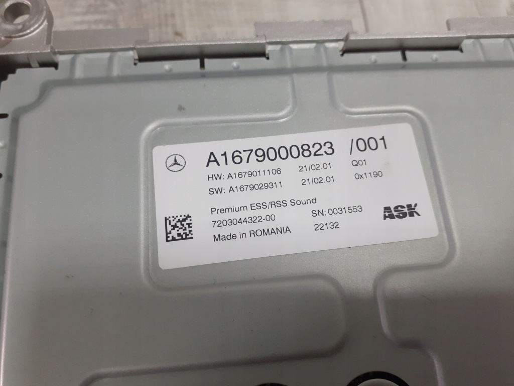 Mercedes cla 118 gle 167 усилитель burmester a1679000823 новый в Украине