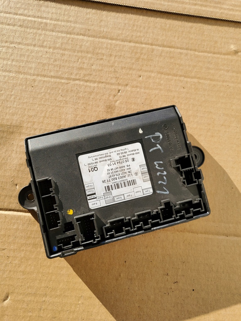 фото №1, Блок управления модуль дверь правый l задняя mercedes s w221 оригинальный номер eu