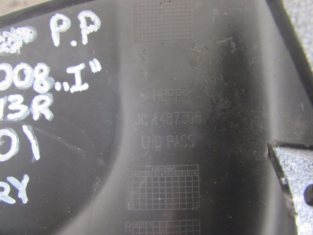 фото №6, Защита сиденье правый перед jc1487306 peugeot 5008 i 09-13 r.