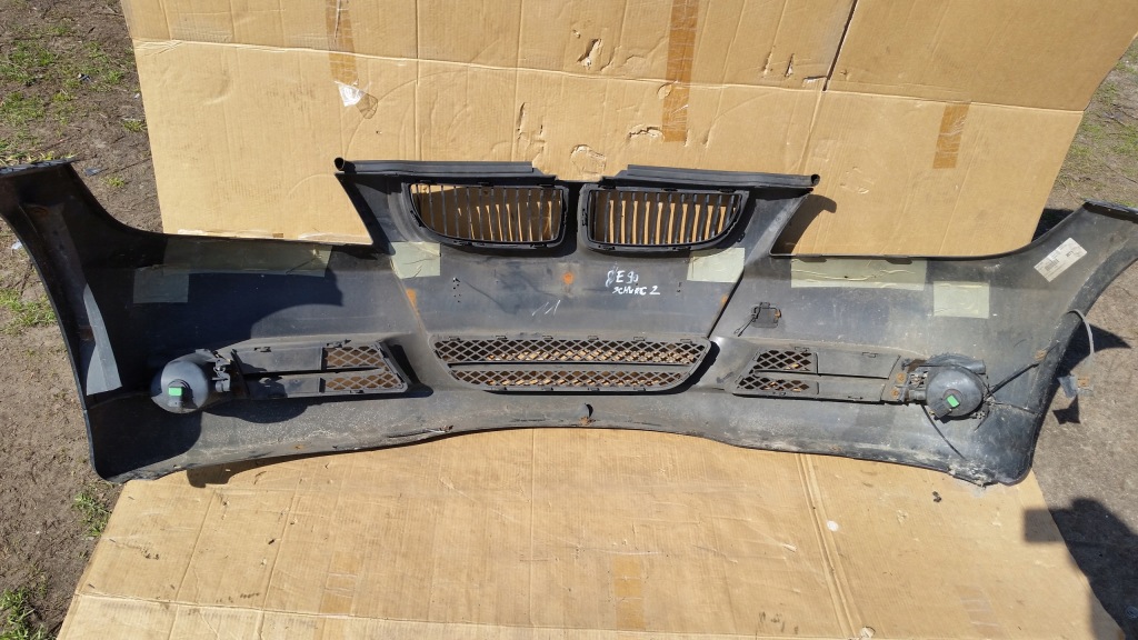 фото №8, Бампер передний bmw 3 e90 e91 04-08 schwarz