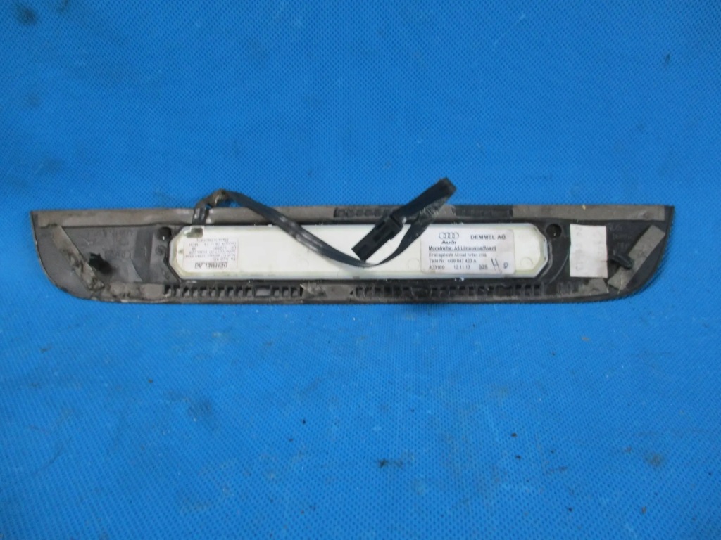 фото №2, Молдинг порог левая led audi a6 c7 allroad 4g9947423a