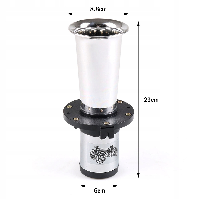 фото №7, Retro модификация грузовика с bardzo głośnymi klaksonami samochodowymi