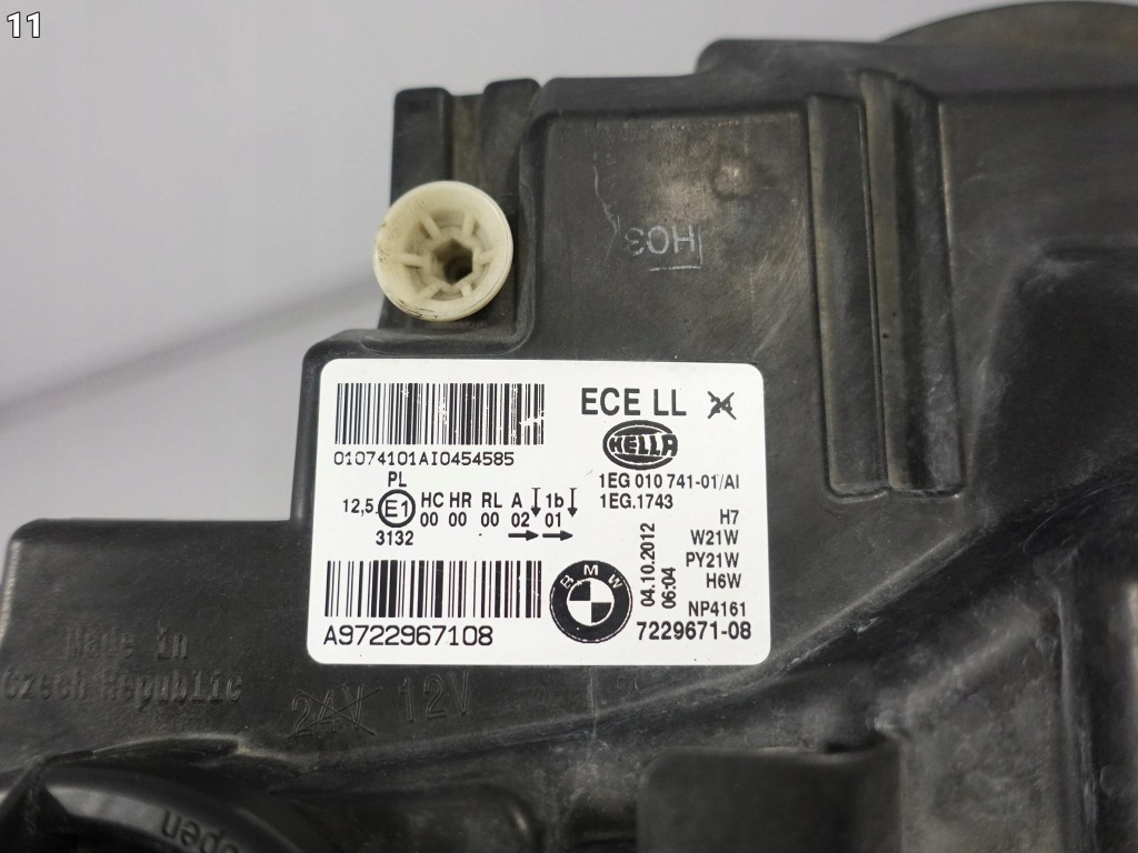 Bmw 1 f20 f21 11-15 vfl лампа обычная противотуманная фара h7 левая перед европа Оригинал