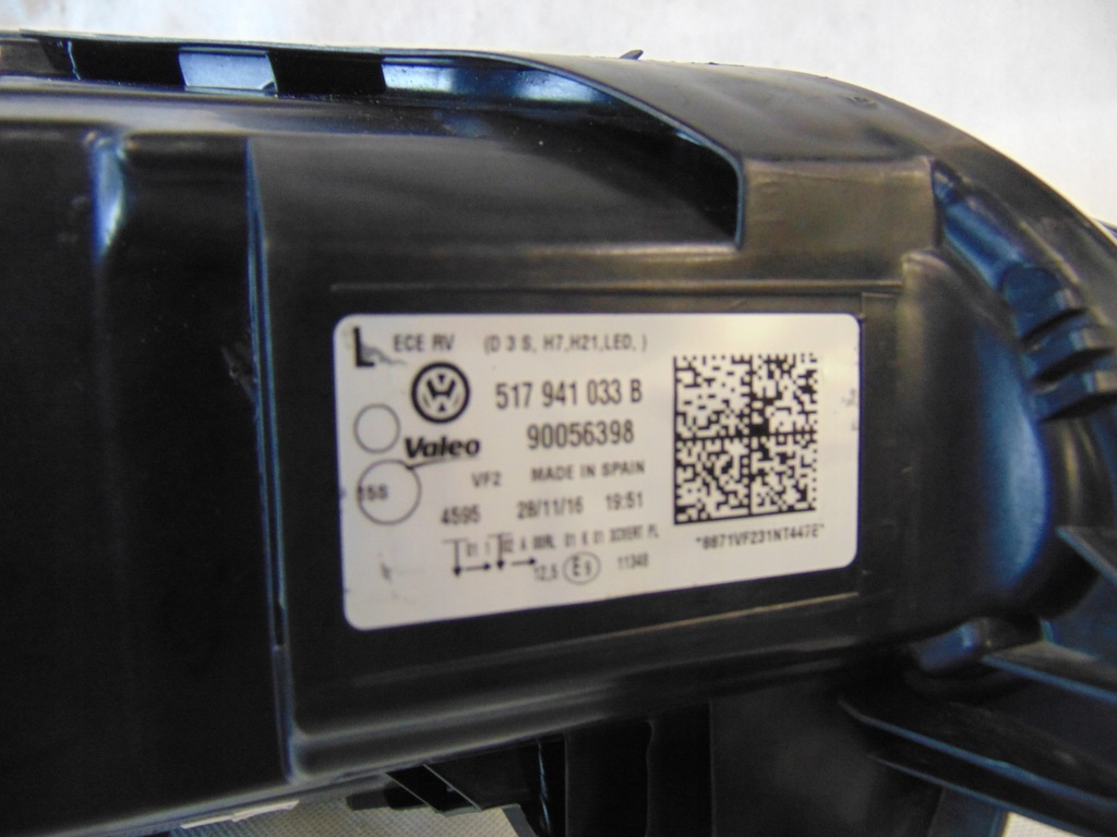 фото №12, Vw sportsvan лампа передняя левая ксенон