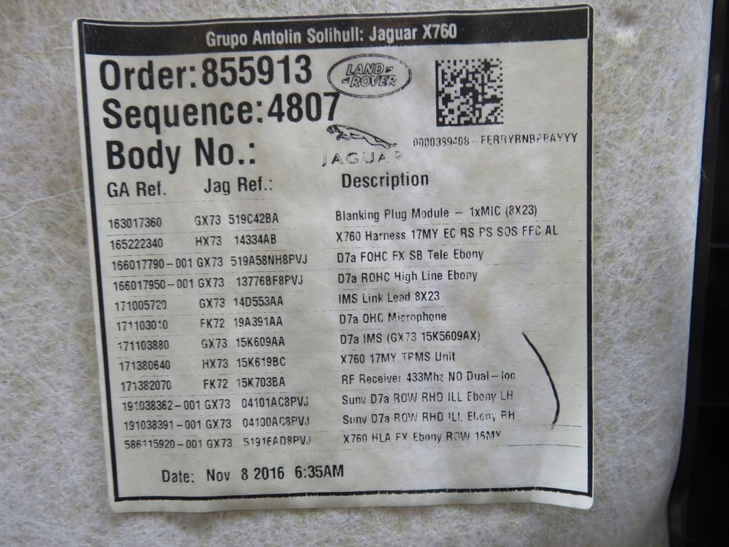 фото №9, Потолок r sport jaguar xe