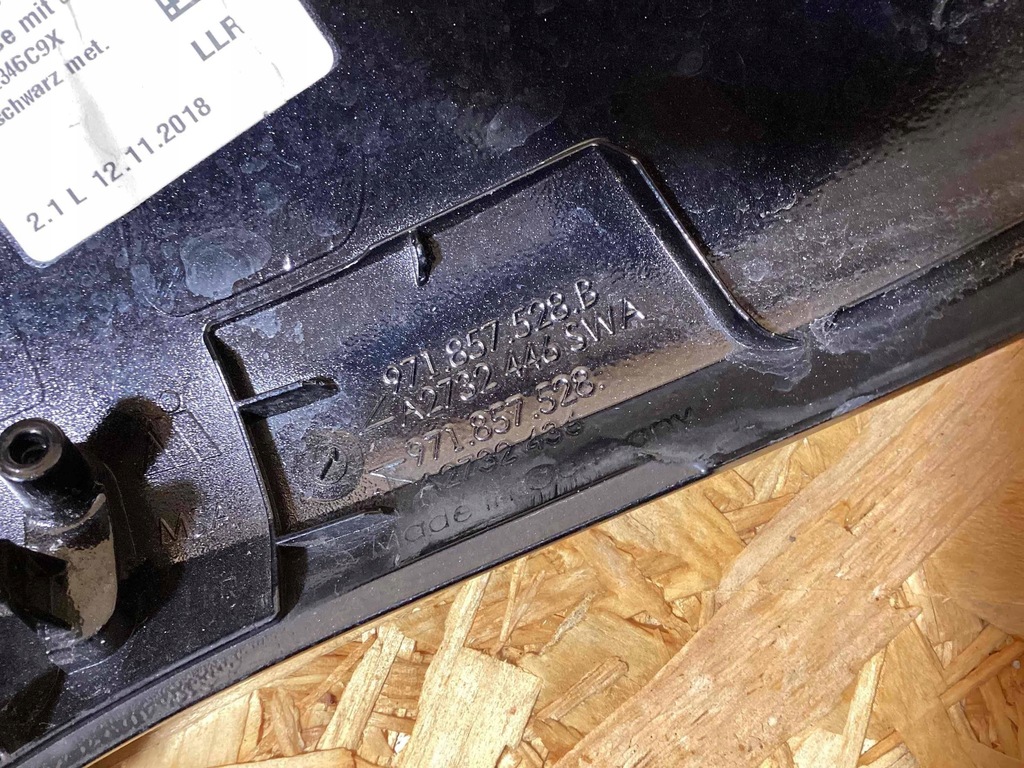 фото №6, Porsche panamera 971 корпус накладка дзеркало права