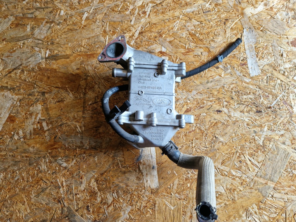 фото №1, Радиатор выхлопных газов egr jaguar range rover 2.0d g4d3-9f464-ba