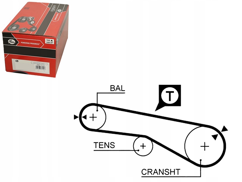фото №1, Gates 5074xs ремінь розподільного валу