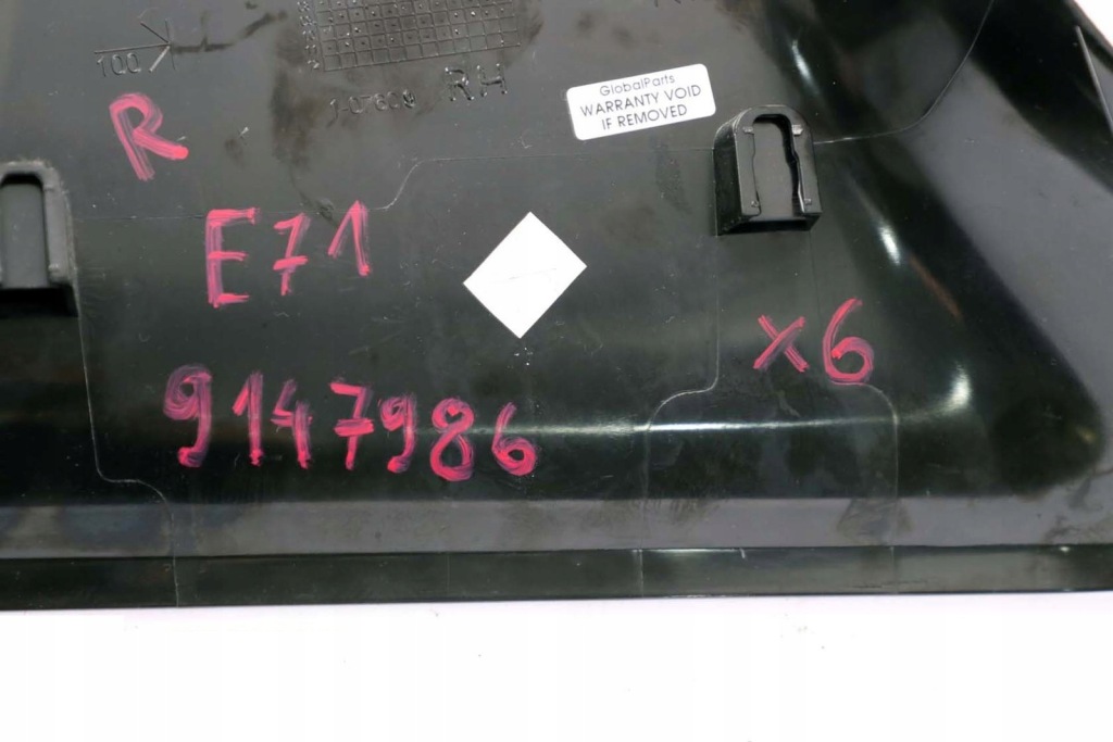 фото №11, Bmw x6 e71 молдинг маскувальна передня права оздоблення двері czarna 9138228