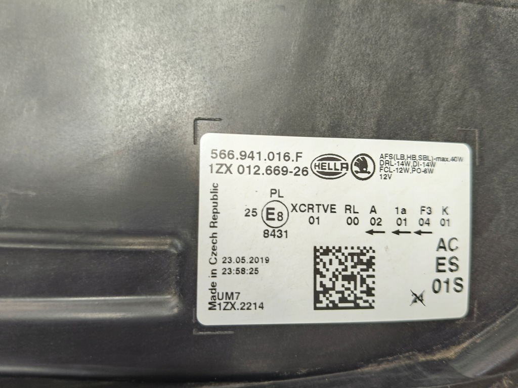 фото №10, Лампа права фара skoda kodiaq 565 17- full led