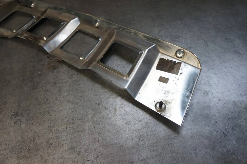 фото №9, Лист накладка спойлер бампера хром перед передня mercedes gl x164