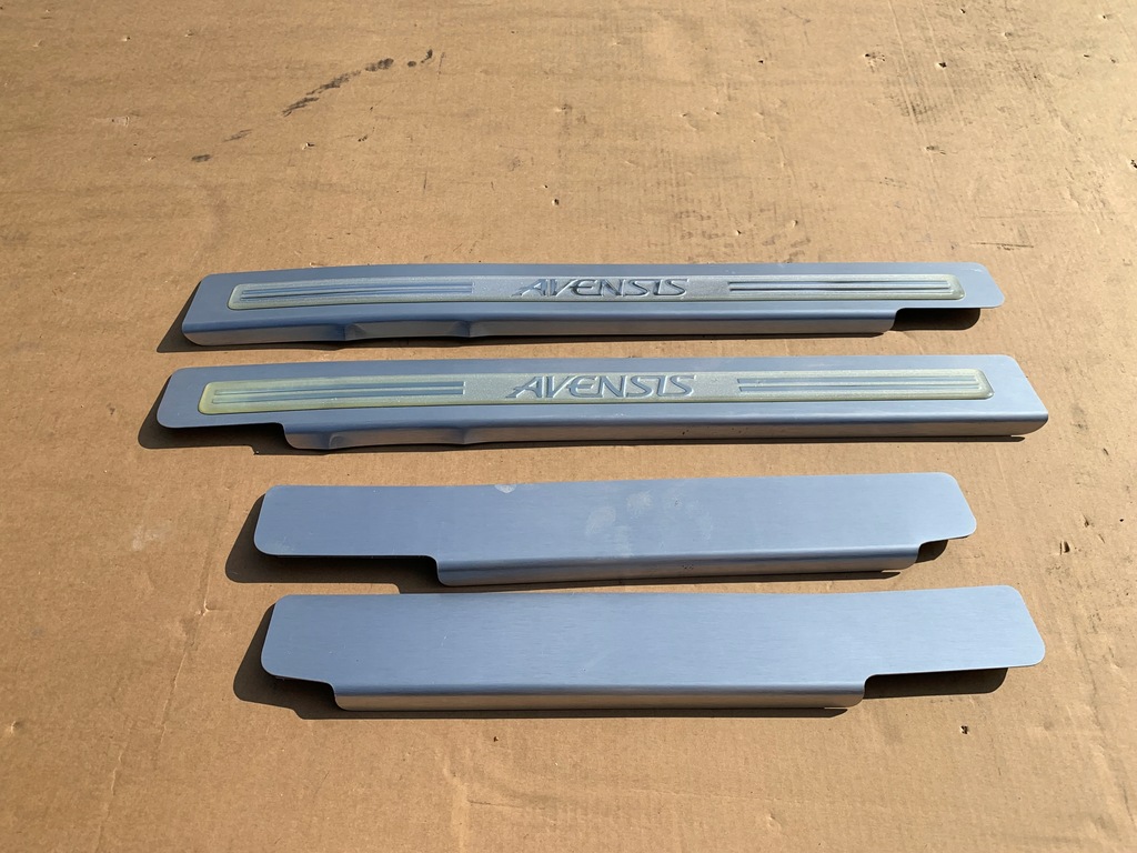 фото №1, Молдинг накладки na пороги пороговые toyota avensis оригинал ładne комплект