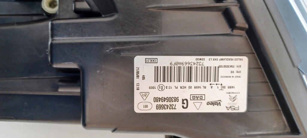 фото №8, Лампа citroen c4 3 full led led vision 9830649480