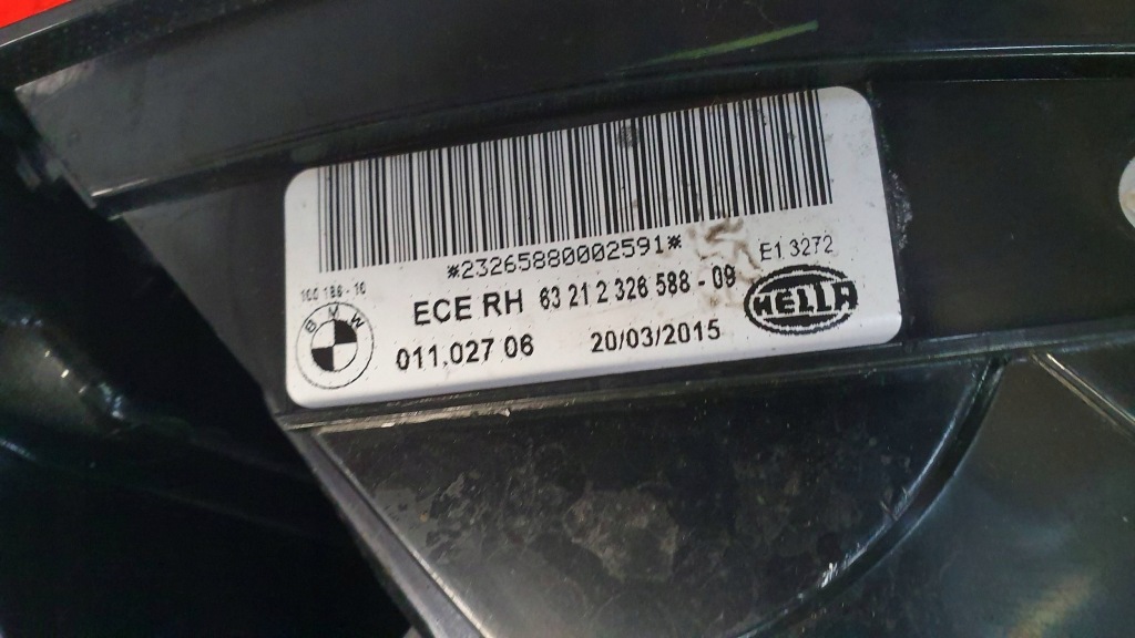 фото №10, Лампа задняя правая bmw x6 e71 lift lci black line 63212326588 10-