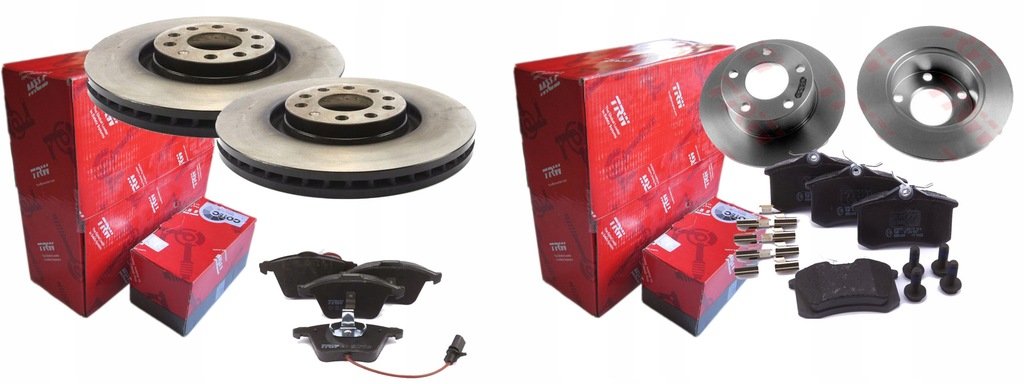 фото №1, Тормозные диски тормозные колодки p+t trw audi a6 c5 320mm