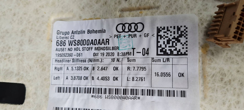 фото №12, A6 c8 4k стеля стеля sedan 4k5867505b