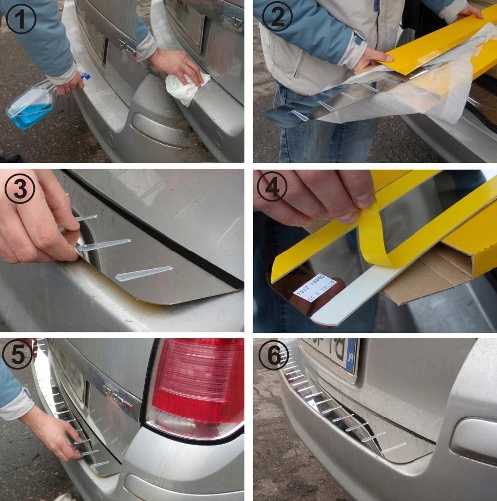 фото №10, Молдинг na бампер subaru legacy iv 4d 2003-2009