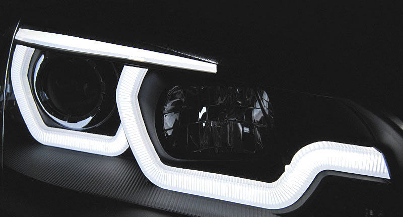 фото №5, Bmw x5 ii e70 06-10 лампи фари led 3d кільця