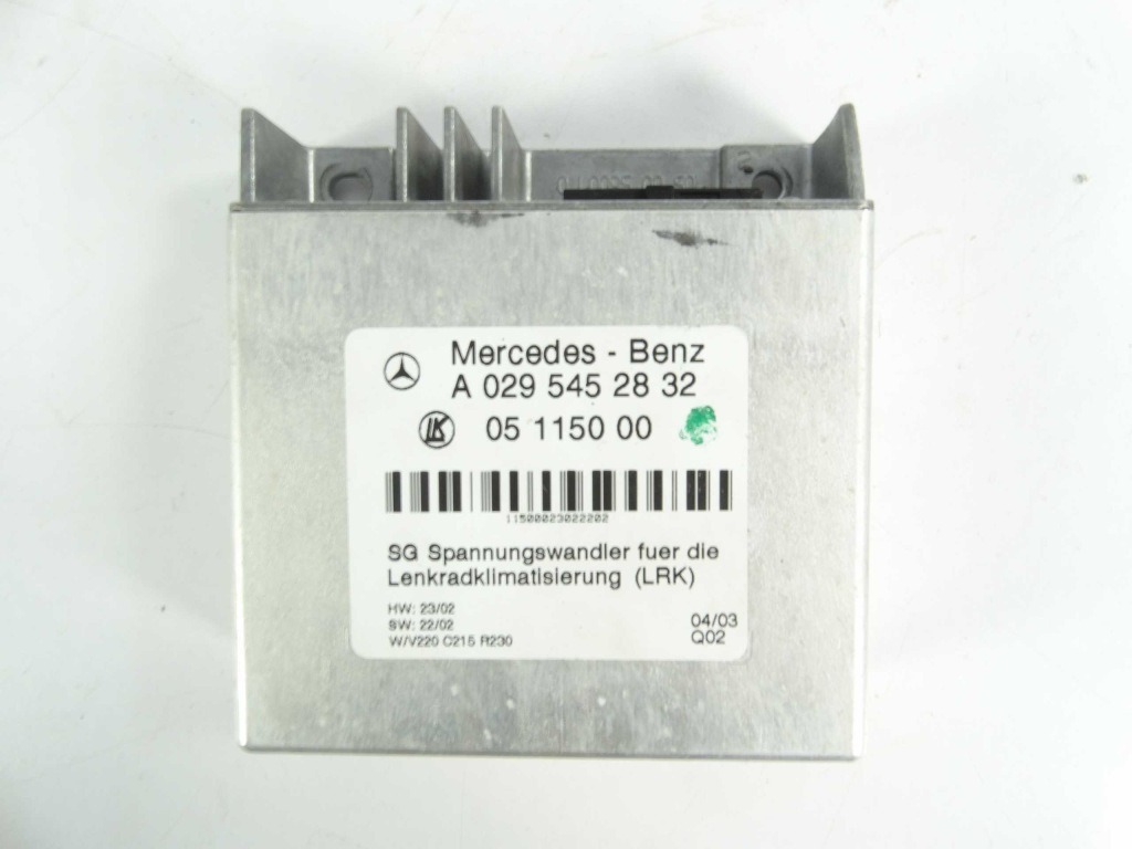 фото №1, Mercedes w215 w220 модуль бортовой компьютер блок управления