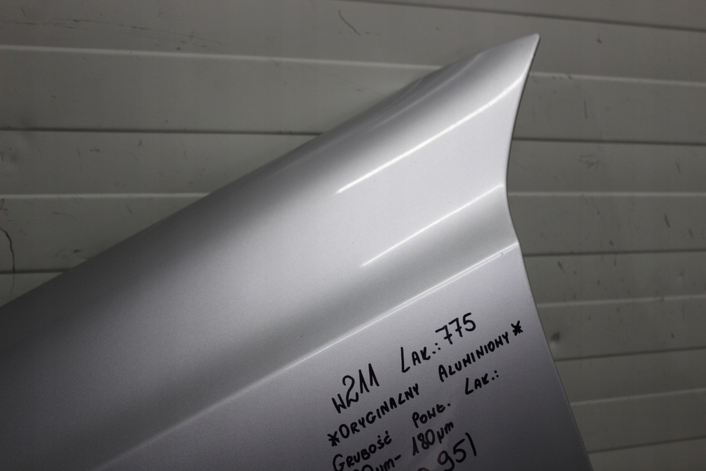 фото №9, Mercedes e klasa w211 крыло левый перед передний 775 оригинальный aluminiowy