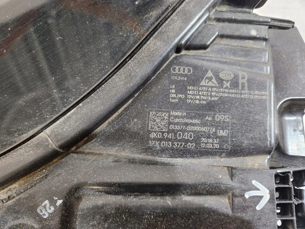 фото №9, Audi a6 c8 лампа передняя full led правая - 17179