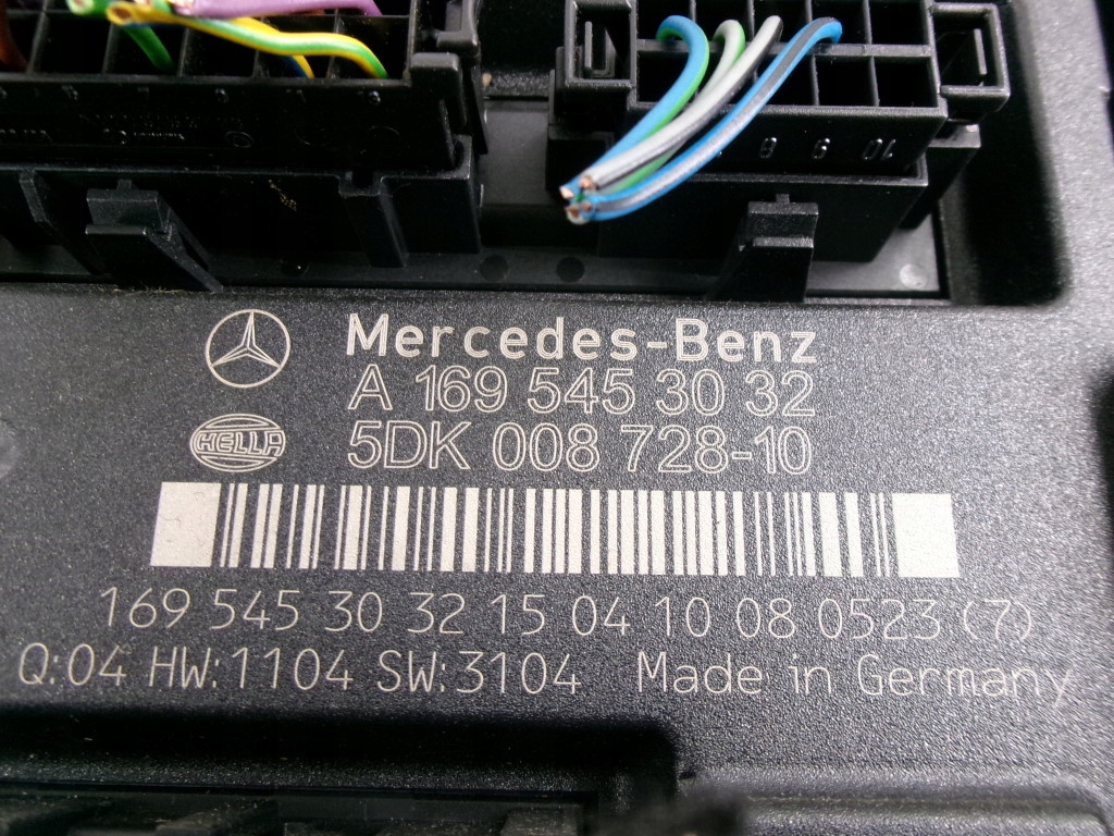 фото №9, Mercedes a klasa w169 модуль коробка bsi a1695453032