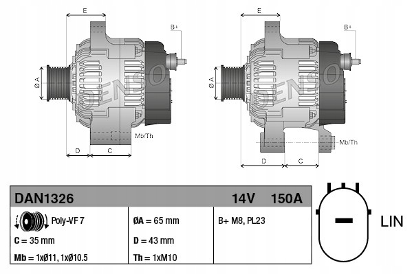 Dan1326 den генератор honda Оригінал