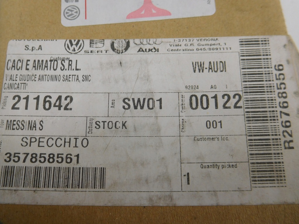 фото №5, Зеркало заднего вида внутреннее vw 357858561