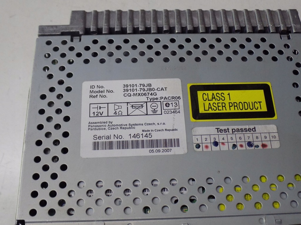 фото №11, Suzuki sx-4 sx4 радио заводской 39101-79jb