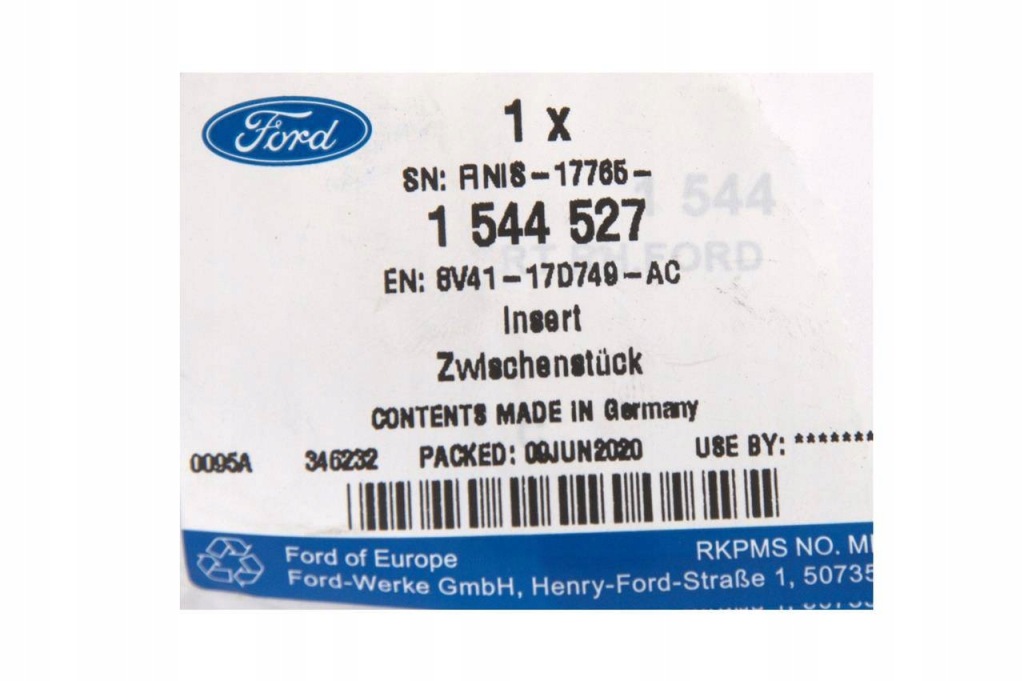 Решётка правый  бампера перед kuga mk1 2008-2012 _ 1544527 _ 8v41-17d749-ac с Разборки