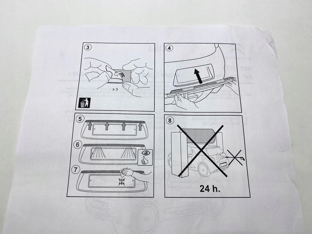 фото №9, Молдинг номерного знака регистрационный citroen ds3