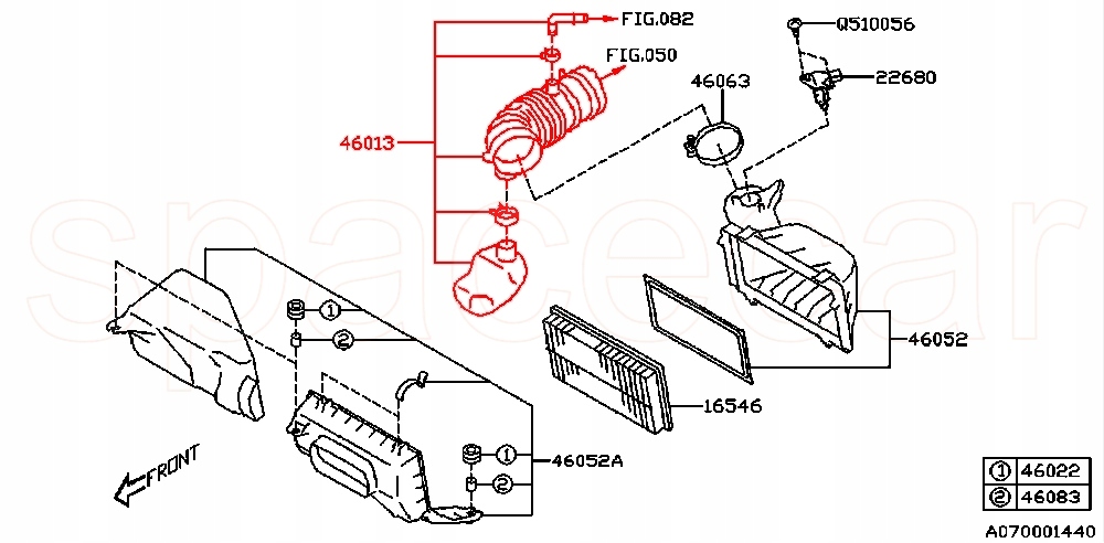 фото №5, Шланг труба впускной фильтра воздуха резонатор subaru brz toyota gr86 22-