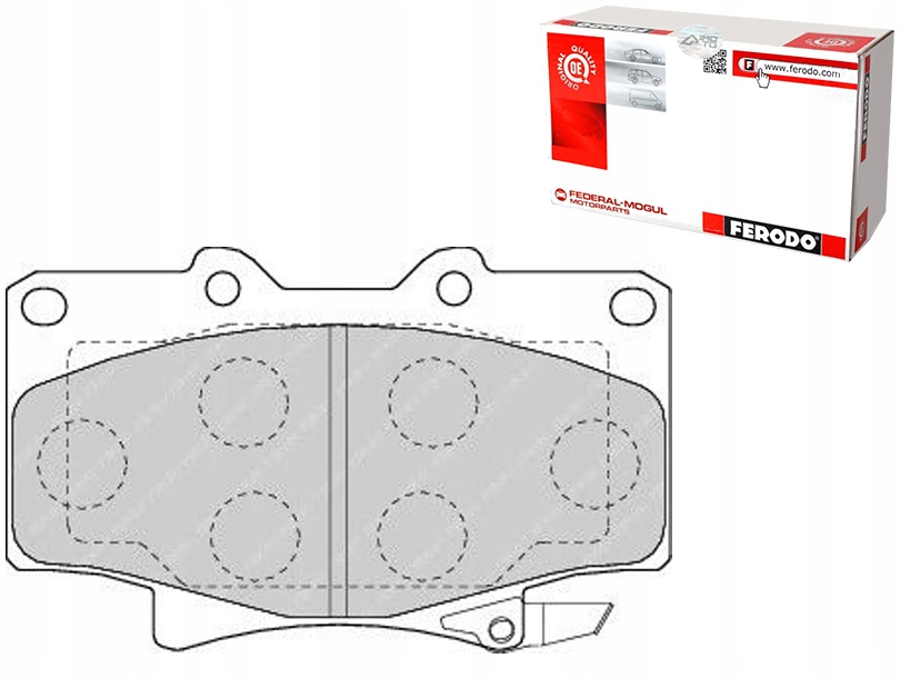 фото №1, Ferodo fdb1502 набор тормозных колодок тормозных, тормоза дисковые