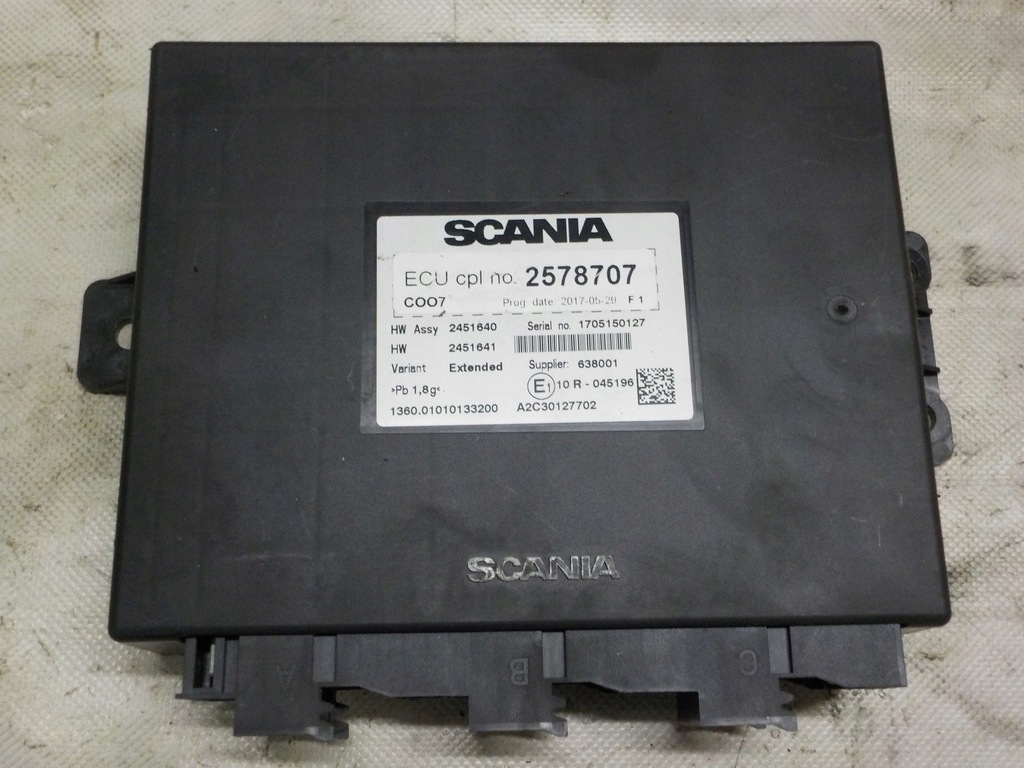 фото №1, Scania r блок керування координатор coo7